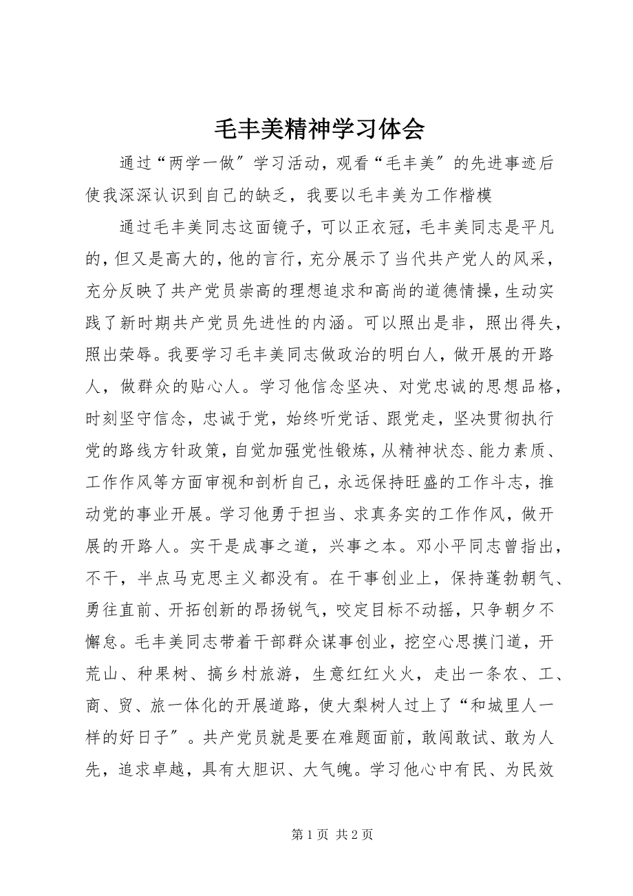 2023年毛丰美精神学习体会.docx_第1页