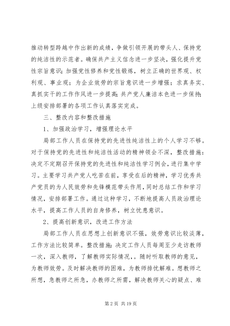 2023年保持党的先进性纯洁性整改措施新编.docx_第2页