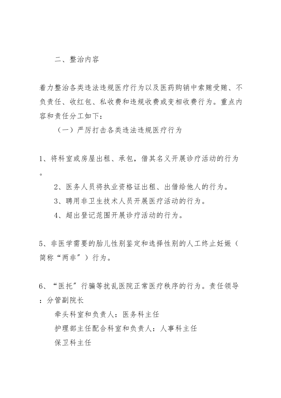 2023年集中整治各类违法违规行为的实施方案.doc_第2页