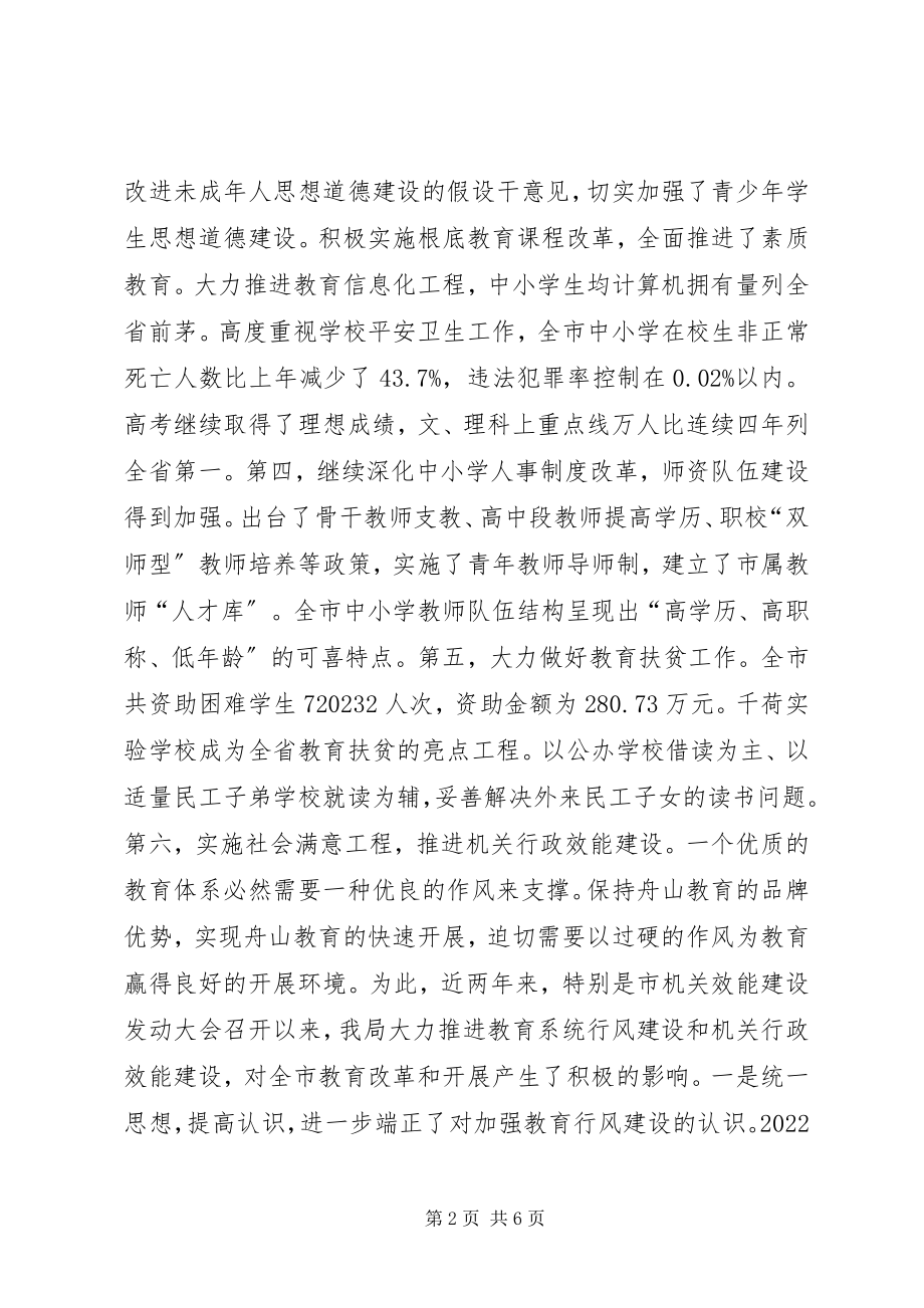 2023年在行风监督员座谈会上的致辞领导致辞.docx_第2页