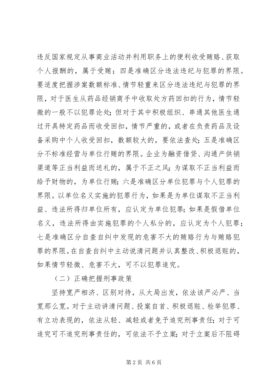 2023年反商业贿赂座谈会讲话.docx_第2页