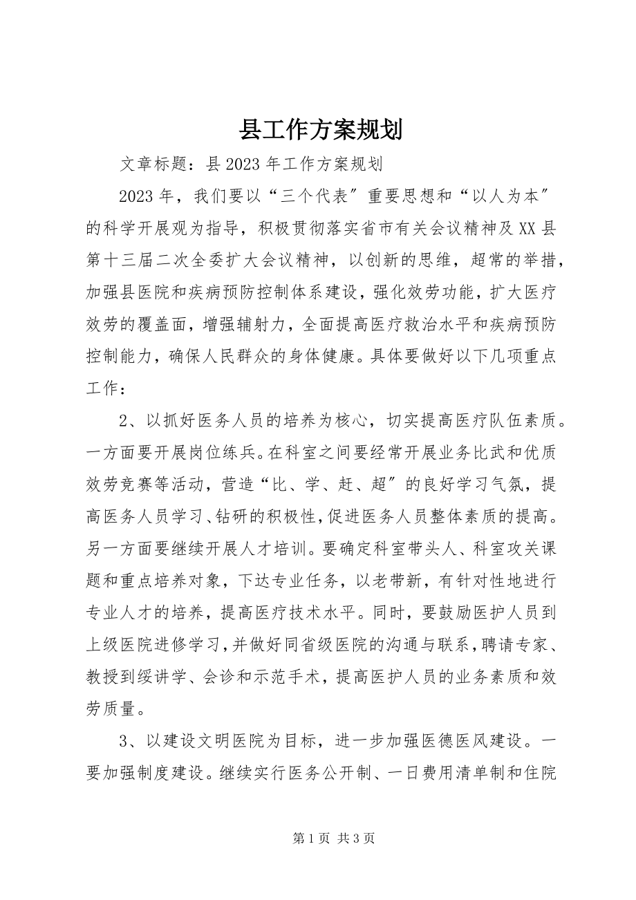 2023年县工作计划规划.docx_第1页