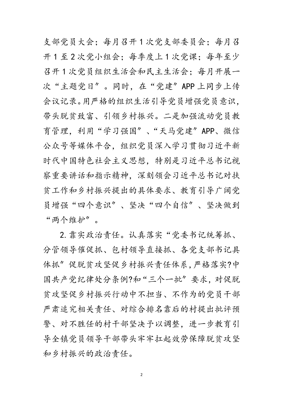 2023年抓党建促脱贫攻坚促乡村振兴行动方案范文.doc_第2页