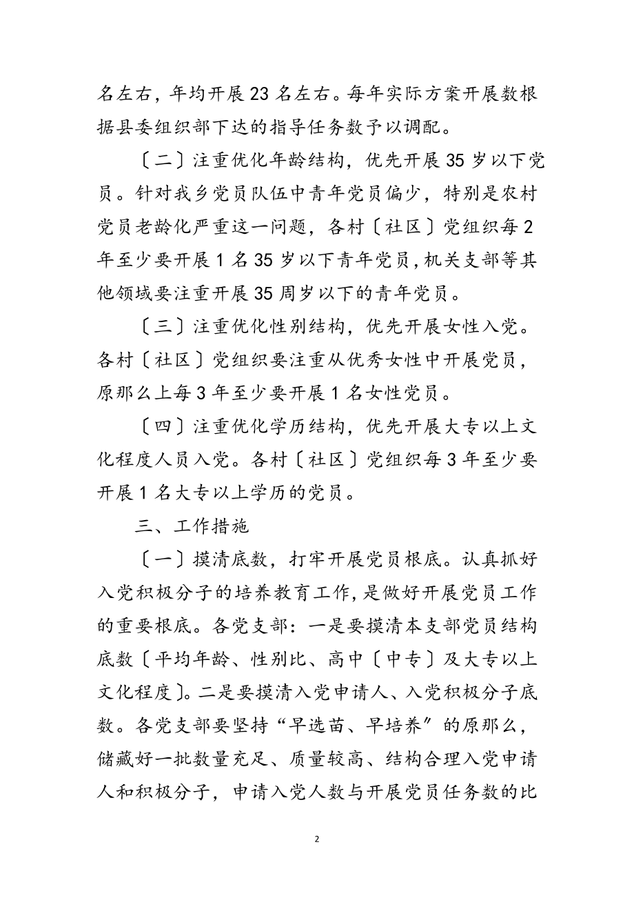 2023年党员发展筑牢基层组织基础实施方案范文.doc_第2页