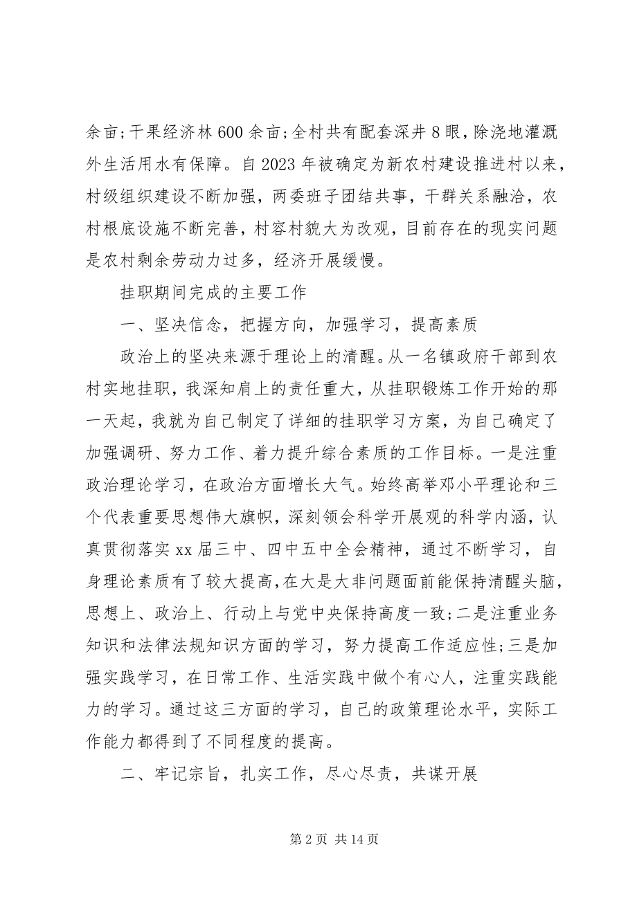 2023年青年干部挂职锻炼的心得体会.docx_第2页