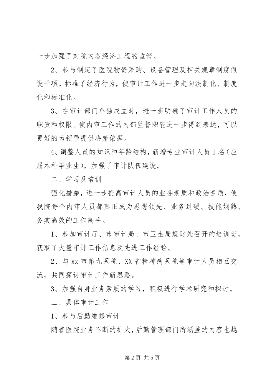 2023年医院内部审计的工作计划.docx_第2页