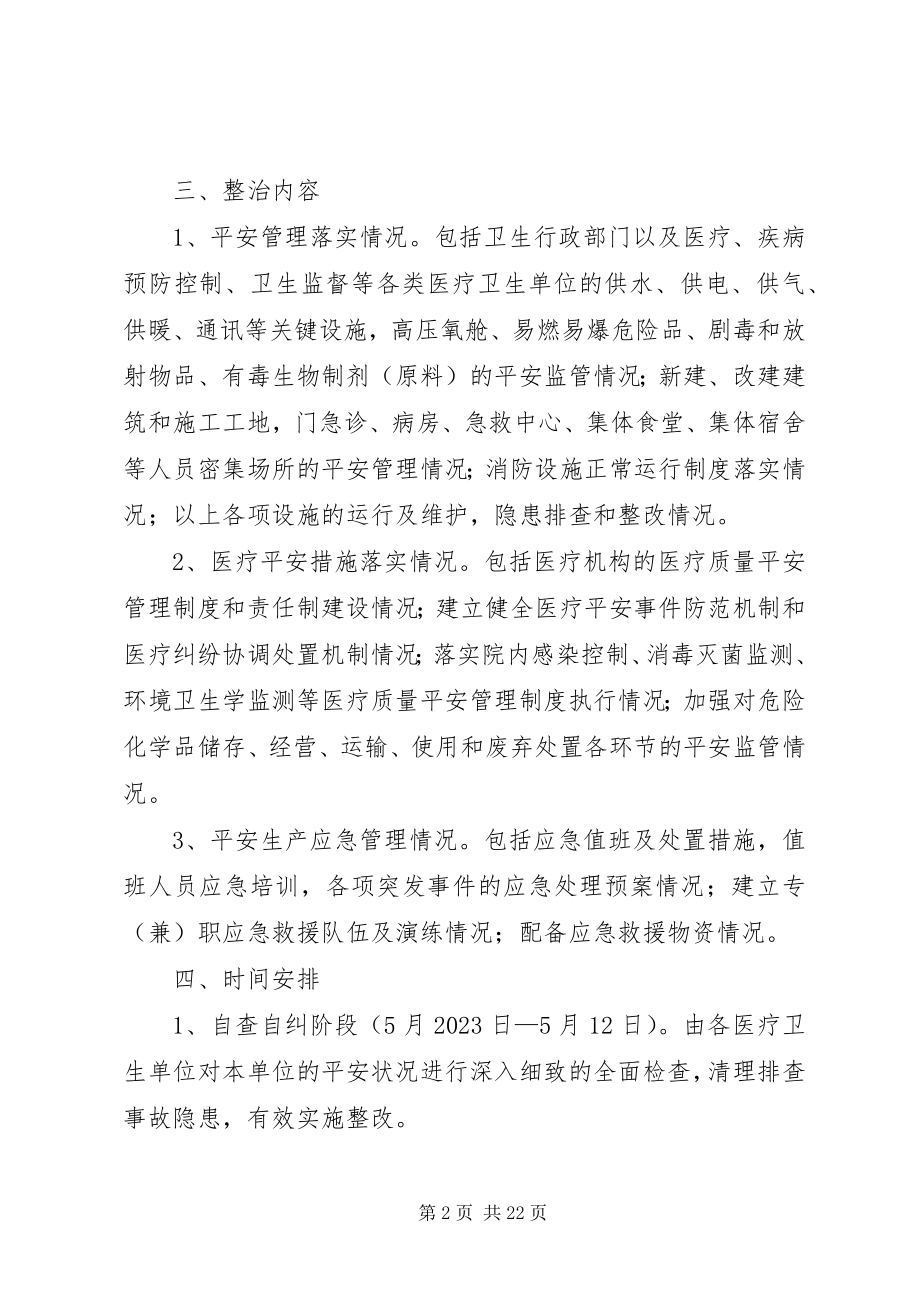 2023年全县卫生系统安全生产专项治理实施方案.docx_第2页