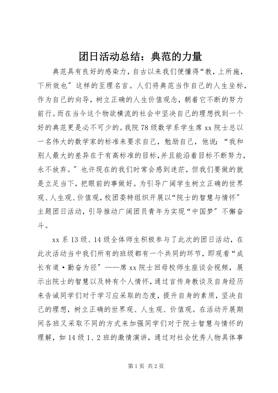 2023年团日活动总结榜样的力量.docx_第1页