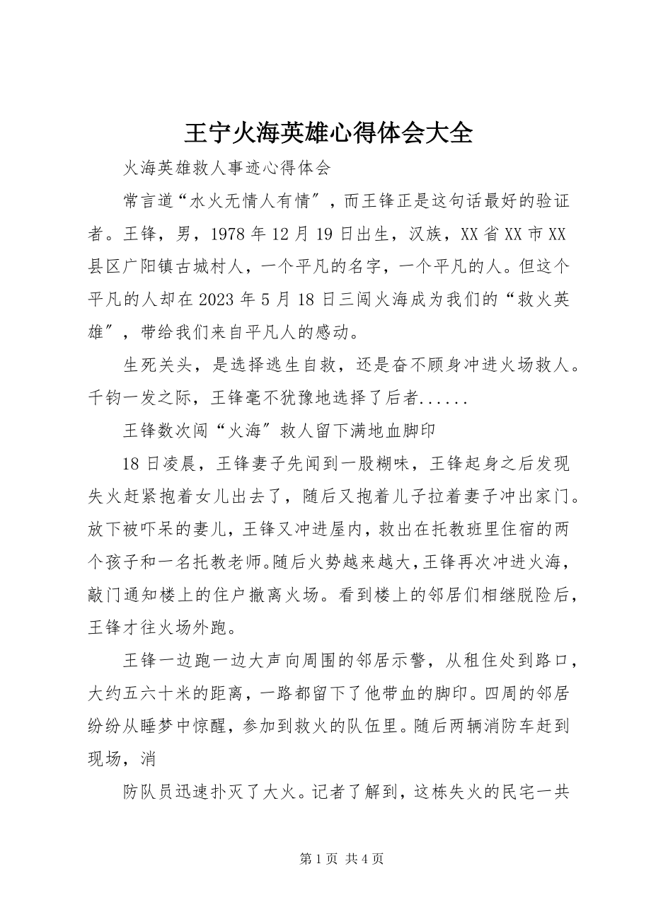 2023年王宁火海英雄心得体会大全.docx_第1页