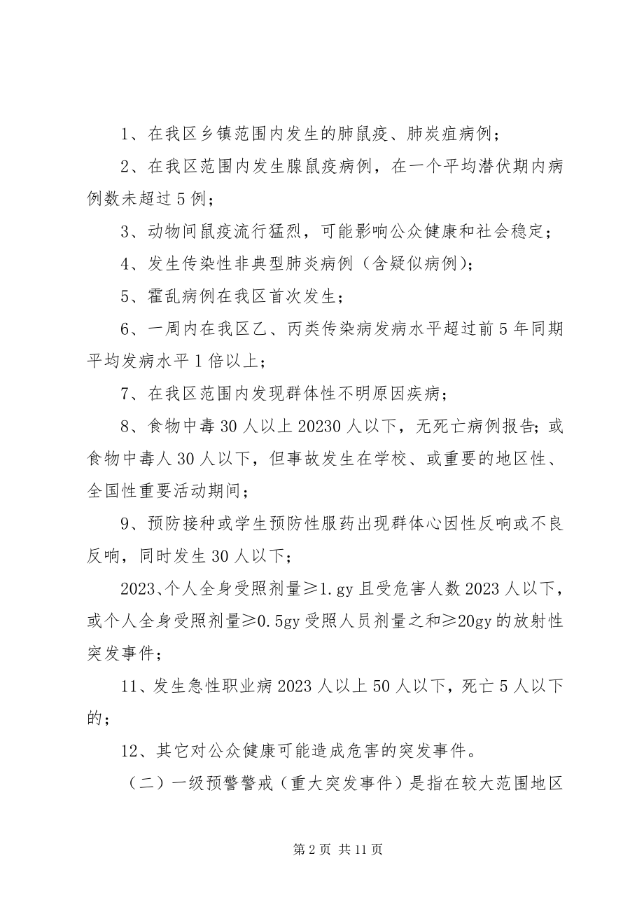 2023年控制突发公共卫生事件危害方案.docx_第2页