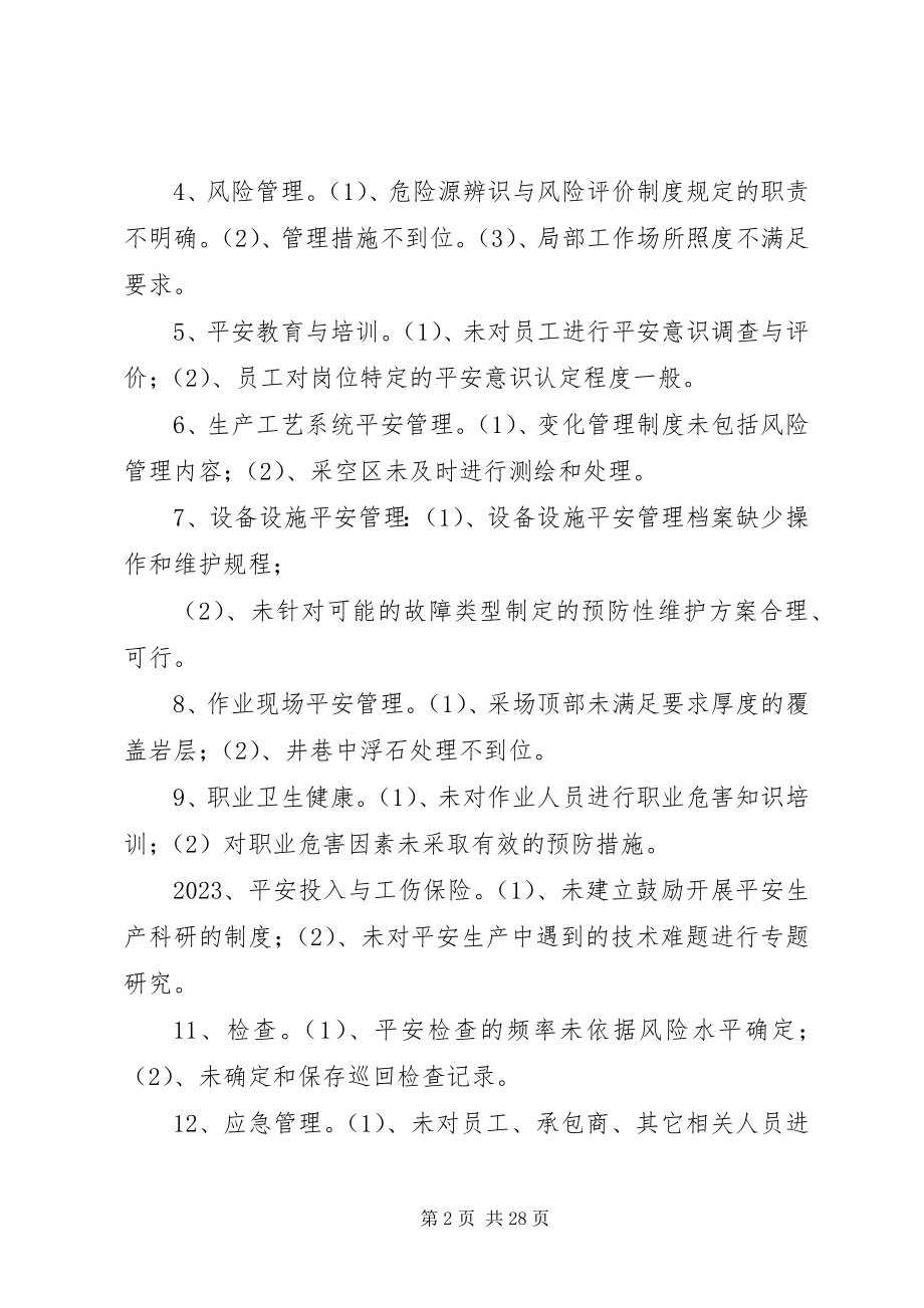 2023年安全质量标准化达标工作自查情况总结新编.docx_第2页