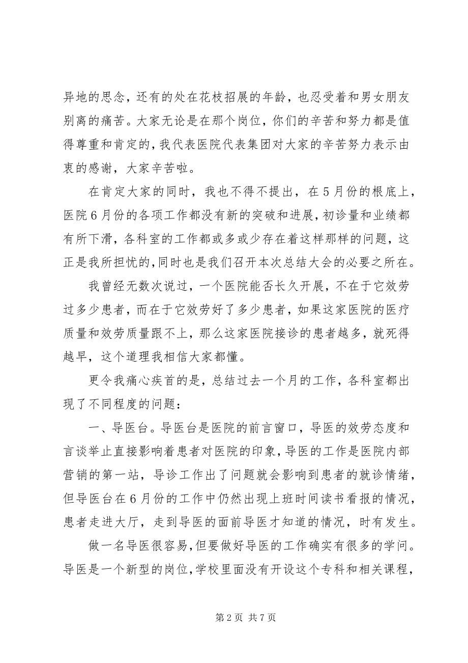 2023年民营医院副院长终工作总结.docx_第2页