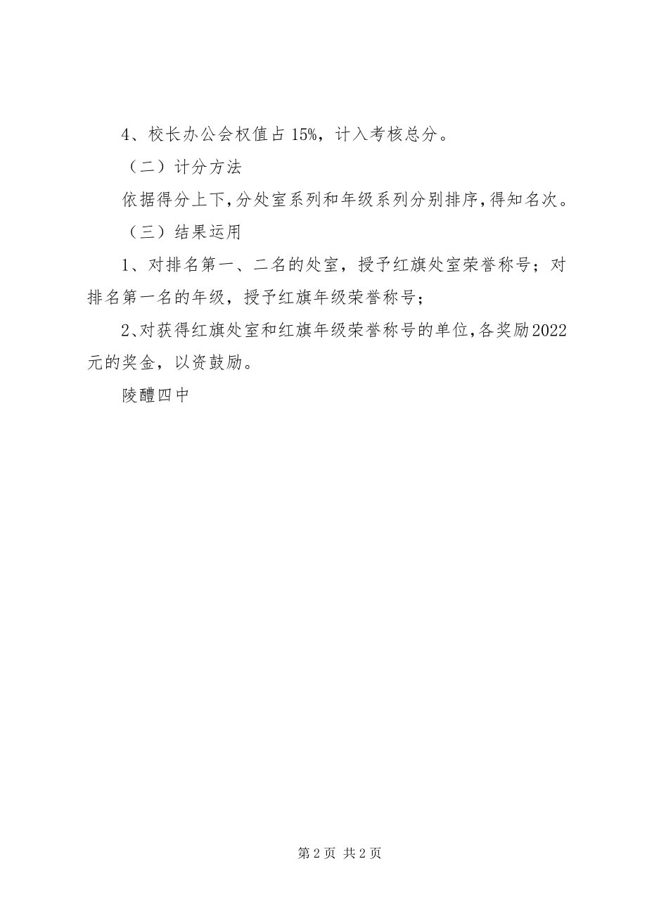 2023年陵醴四中“红旗处室”“红旗级”评选办法.docx_第2页