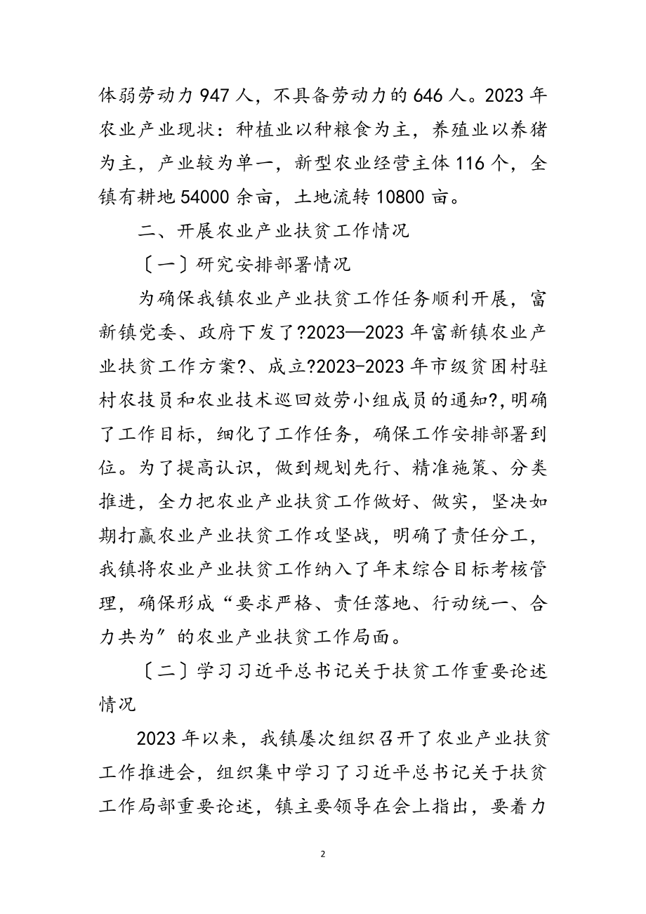 2023年脱贫攻坚期内农业产业扶贫总结范文.doc_第2页