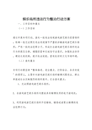 2023年娱乐场所违法行为整治行动方案 .doc