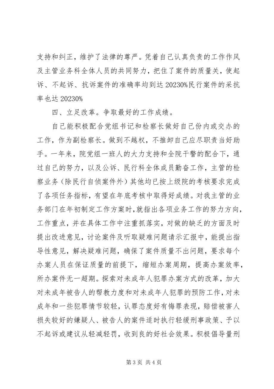 2023年副检察长廉洁自律工作总结.docx_第3页