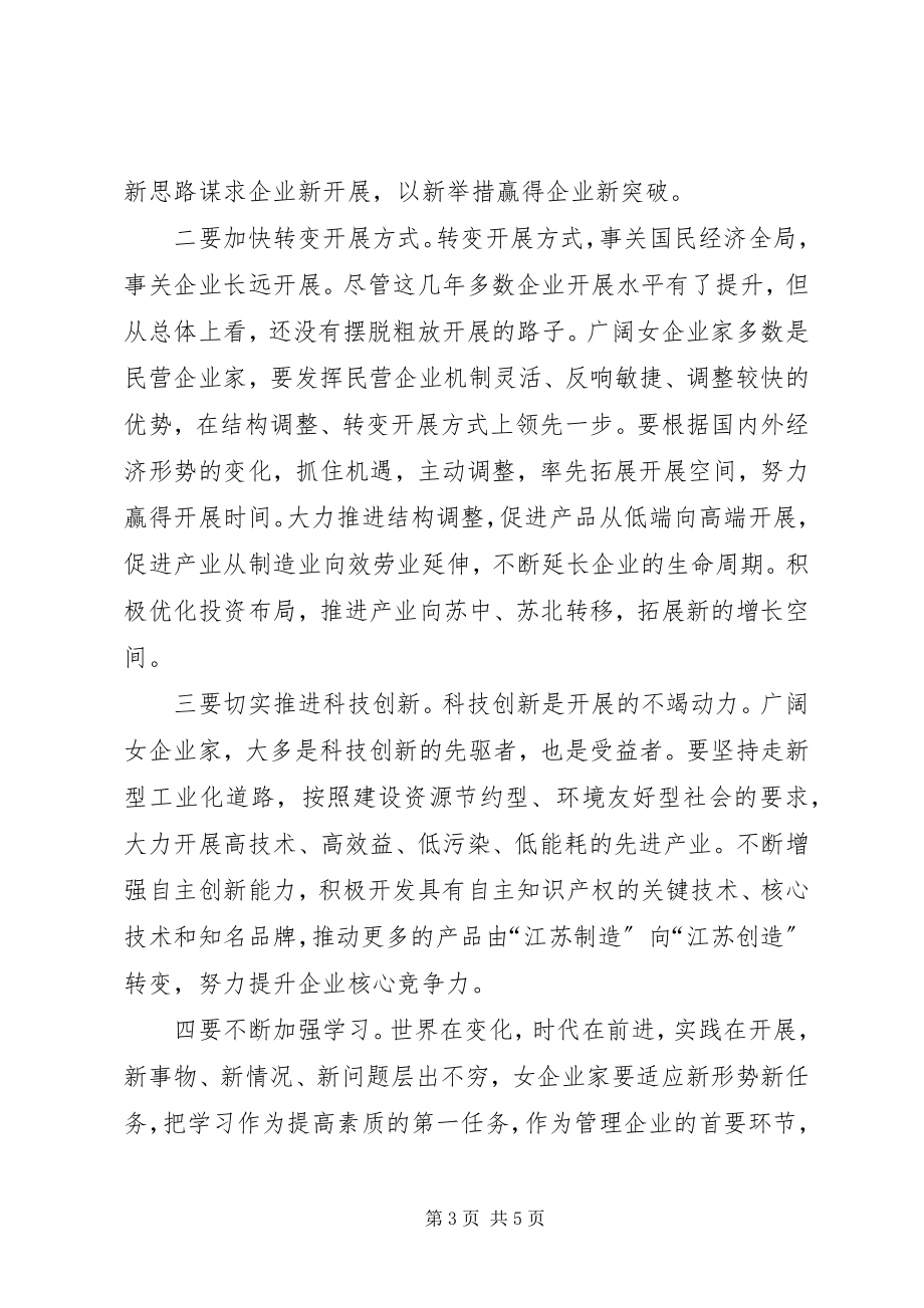 2023年妇联企业协会成立大会致辞.docx_第3页