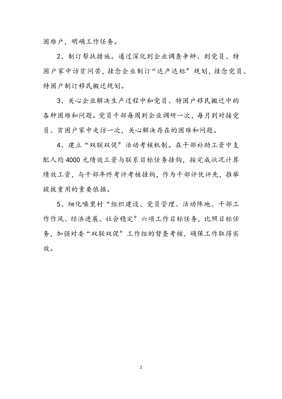 2023年工信委双联双促实施方案.docx_第2页