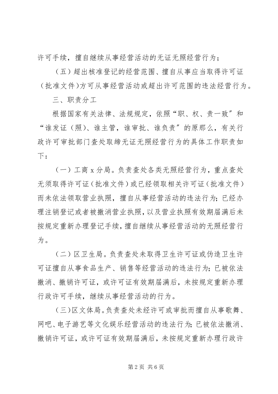 2023年区加强无证无照经营治理工作意见.docx_第2页