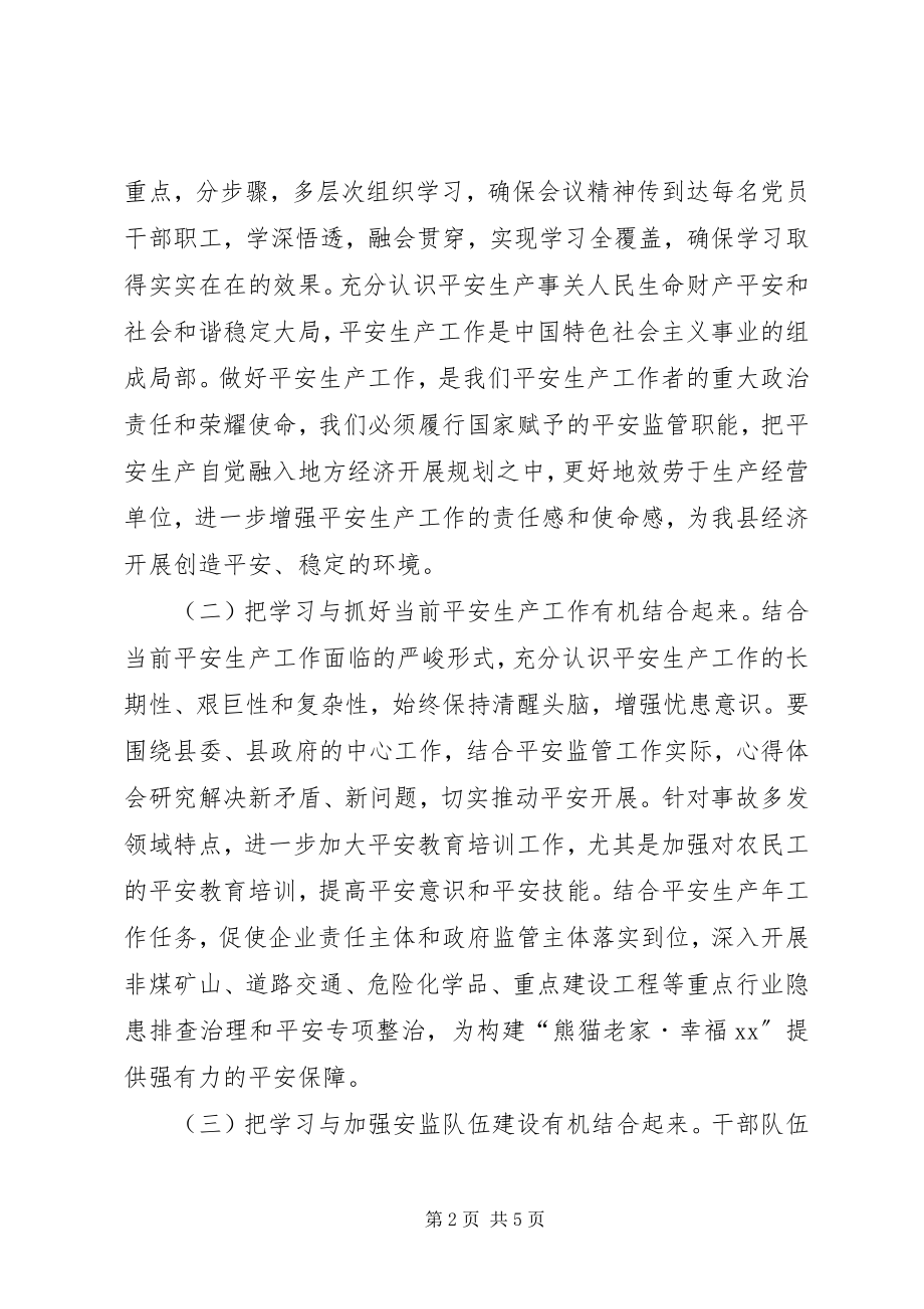 2023年县安监局度基层党建工作自查总结.docx_第2页