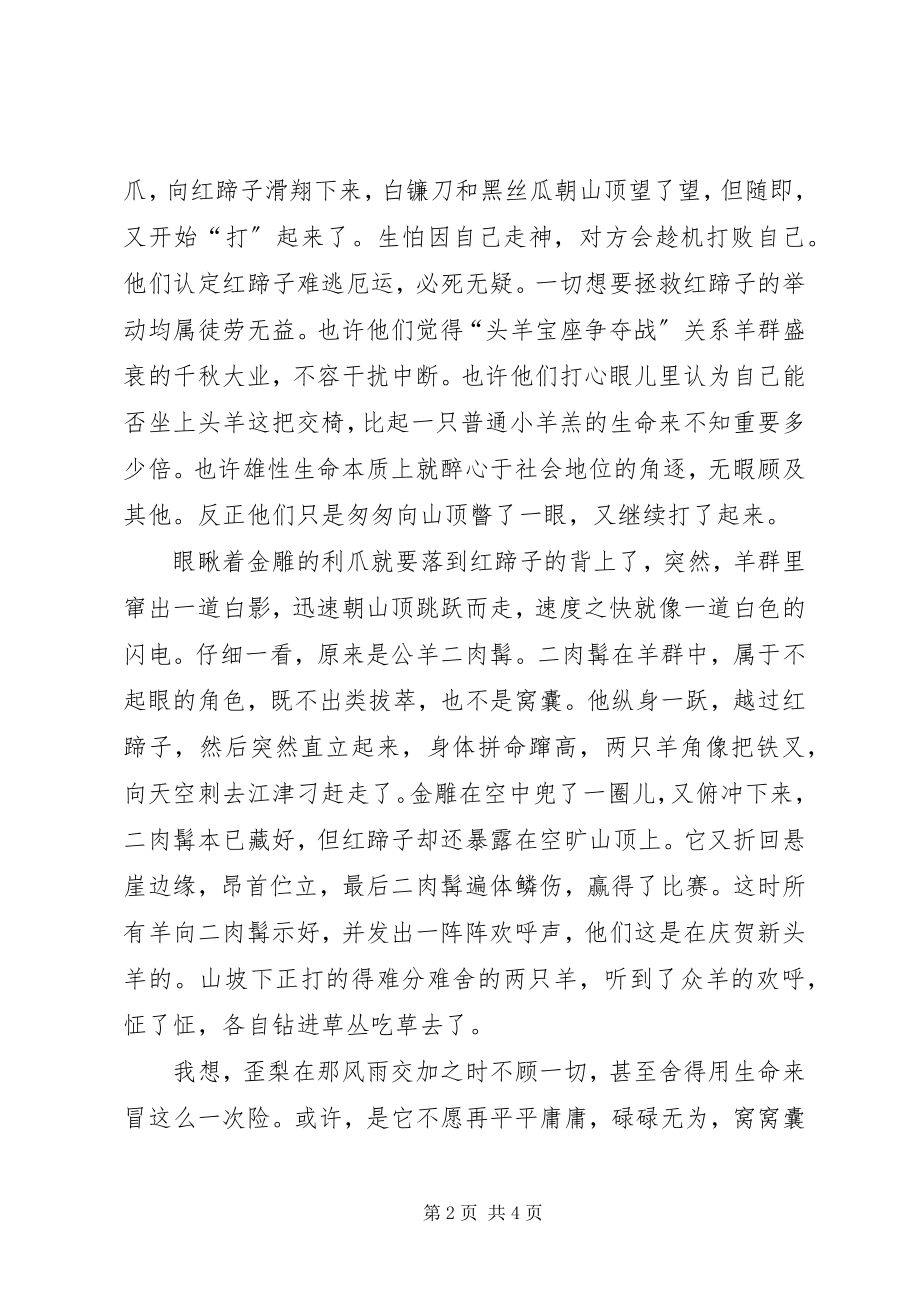 2023年《头羊之争》读后感.docx_第2页