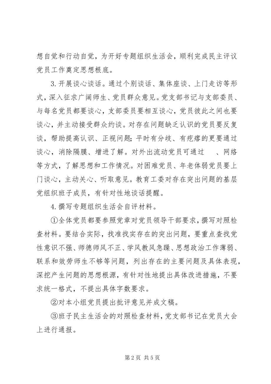 2023年小学民主评议党员工作的实施方案.docx_第2页