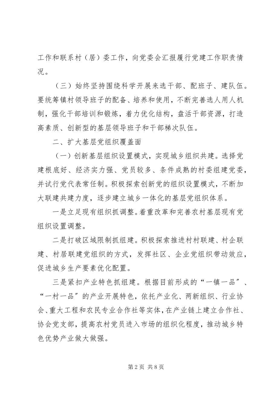 2023年落实各级党委抓基层党建工作观摩汇报材料.docx_第2页