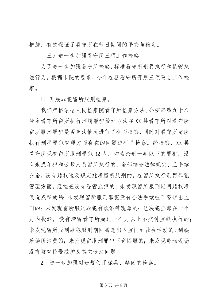 2023年县人民检察院监所科年度工作总结.docx_第3页