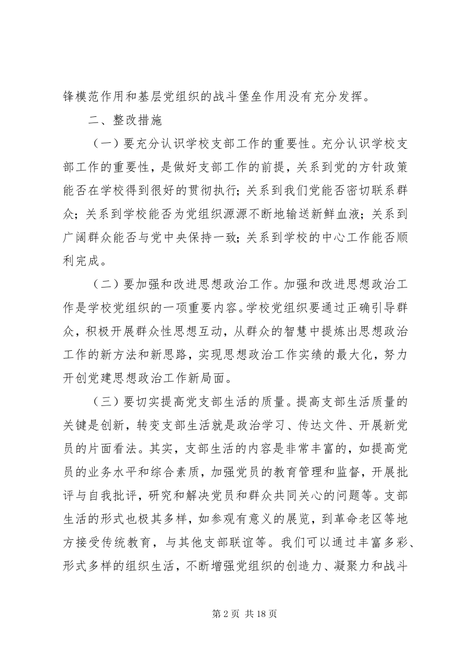 2023年藏巴哇学区党支部作风与效能建设整改方案.docx_第2页