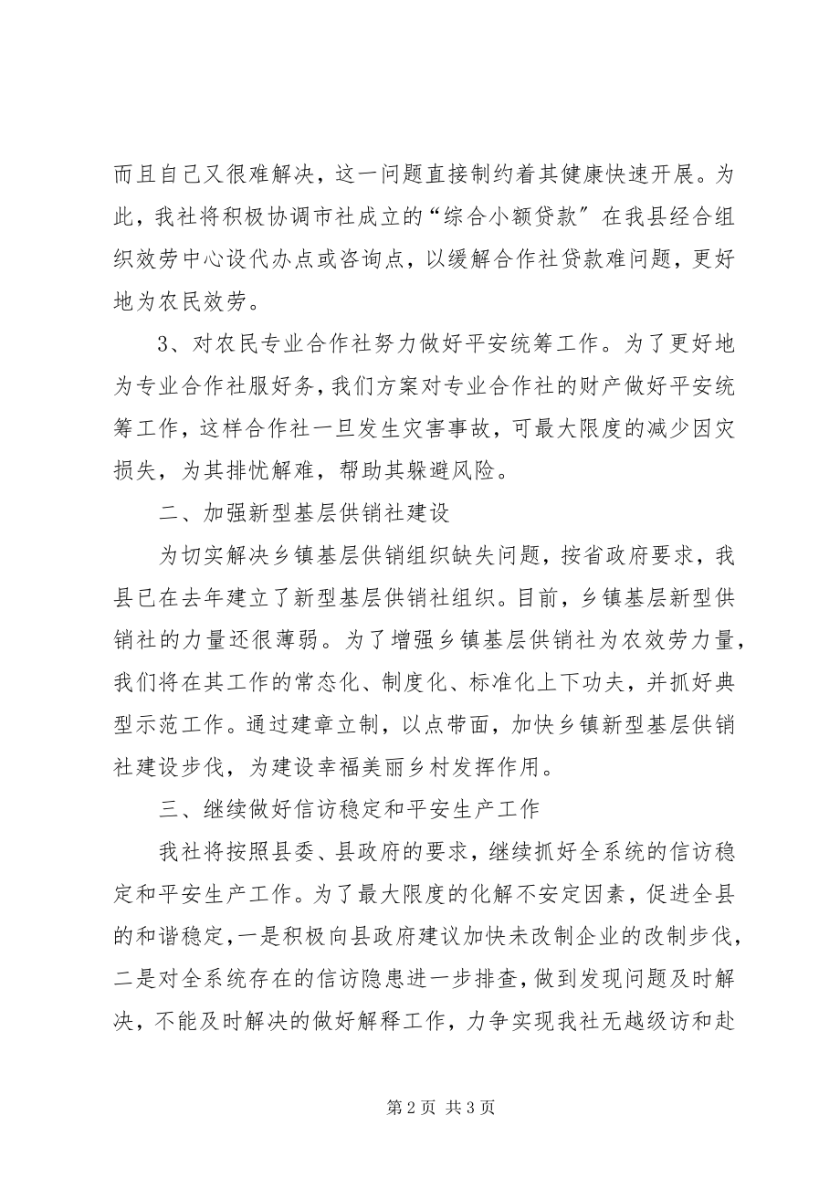 2023年供销社年度经济工作计划.docx_第2页