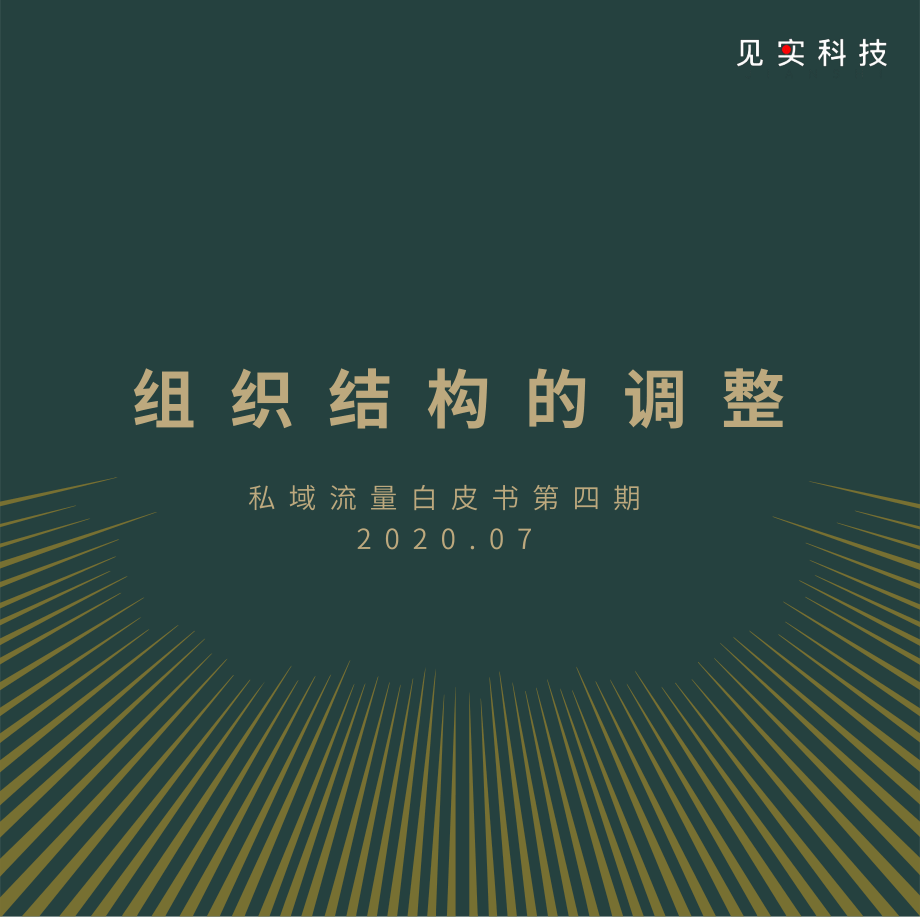 组织结构的调整-私域流量白皮书-第4期【见实】.pdf_第1页