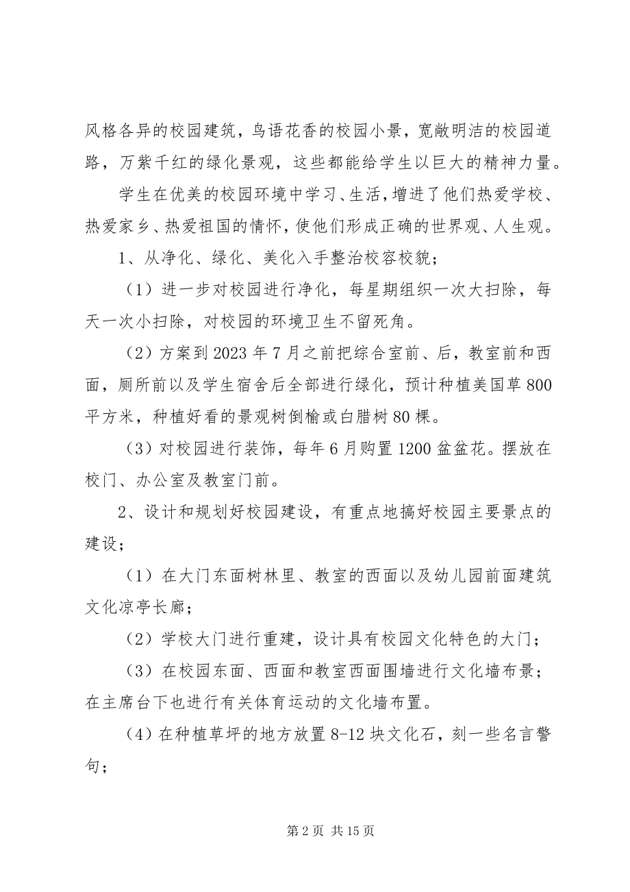 2023年校园文化建设工作计划.docx_第2页