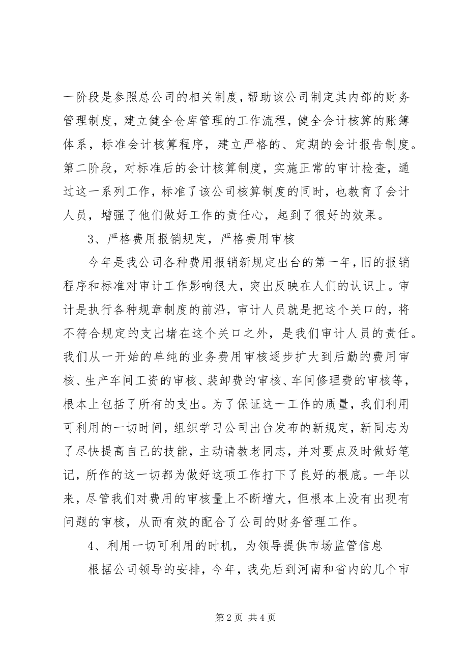 2023年公司审计部门领导年终个人工作总结.docx_第2页