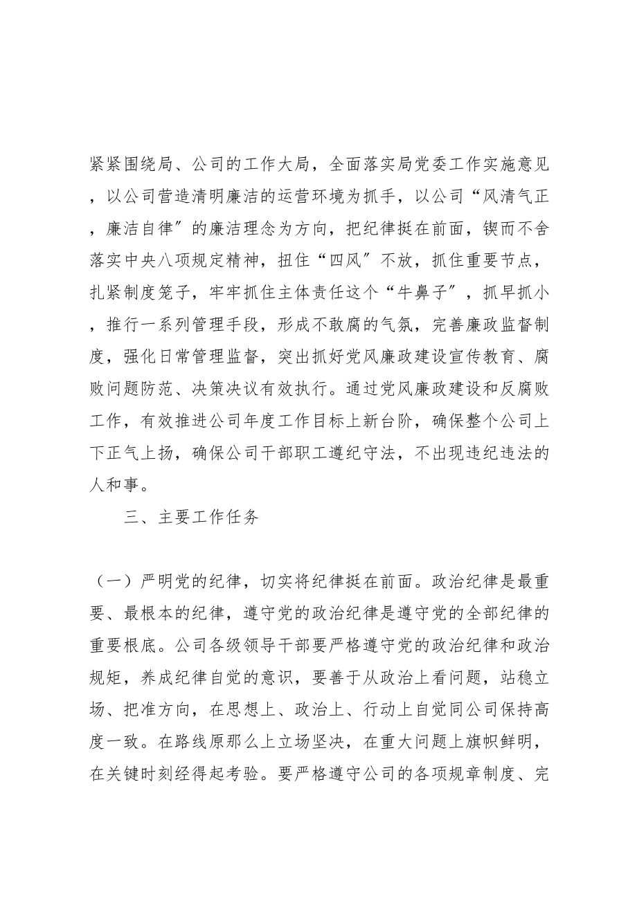 2023年党风廉政建设和反腐败工作实施方案.doc_第2页