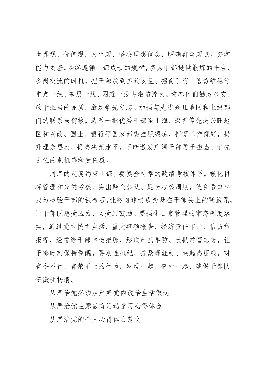 2023年从严治党从严治吏心得体会.docx_第2页