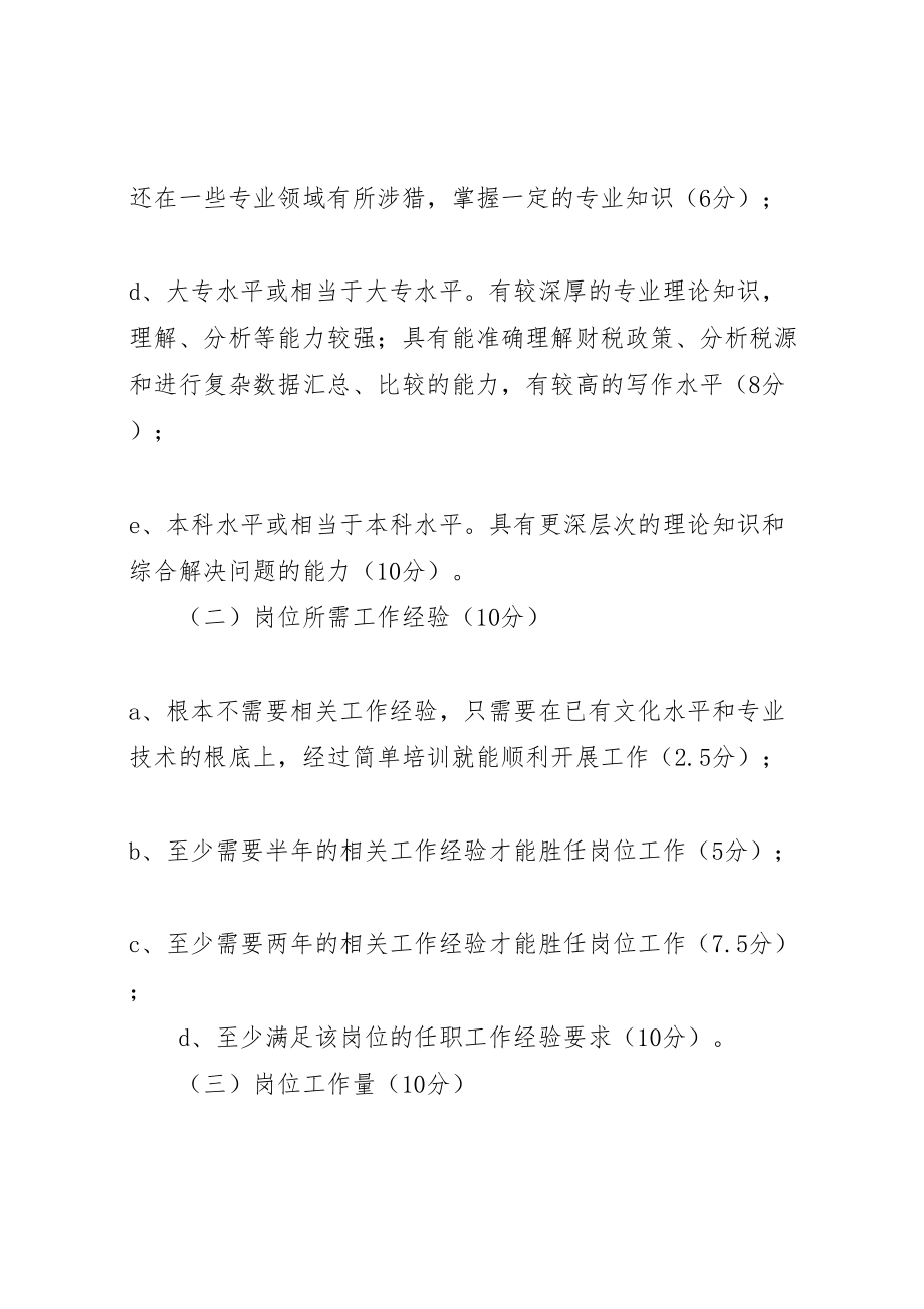 2023年国家税务局能级管理岗值量化实施方案 3.doc_第2页