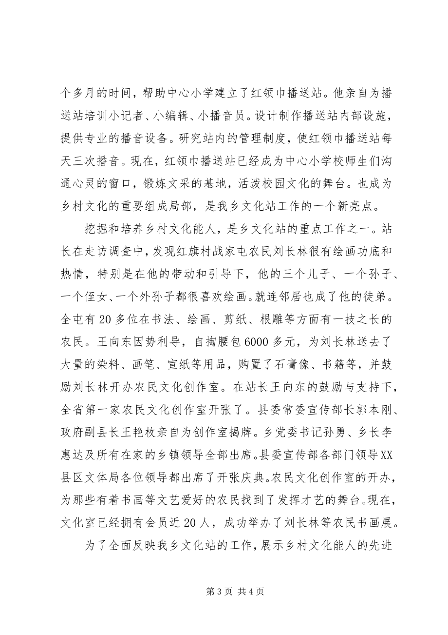 2023年乡综合文化站工作总结.docx_第3页