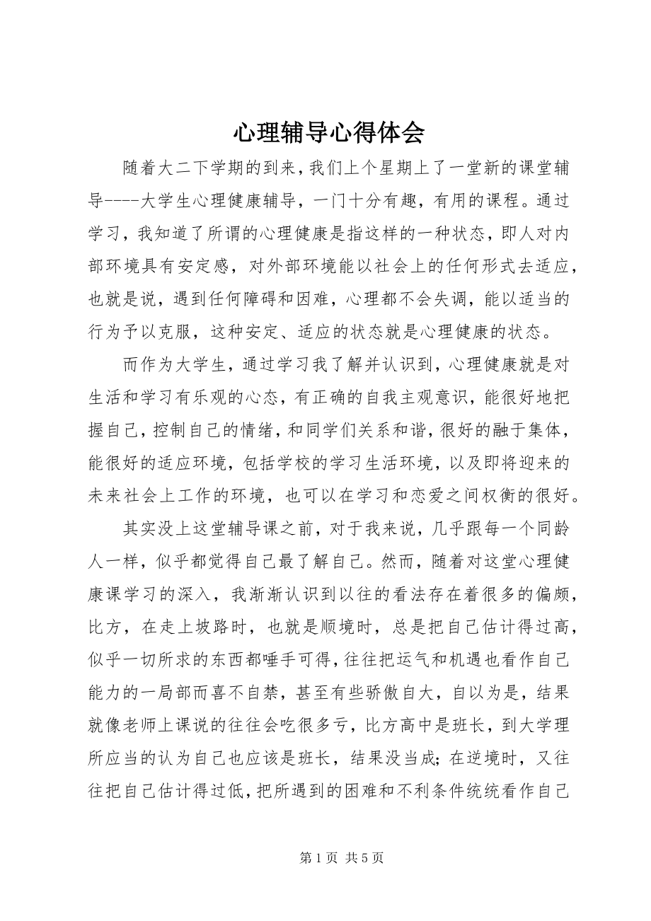 2023年心理辅导心得体会.docx_第1页