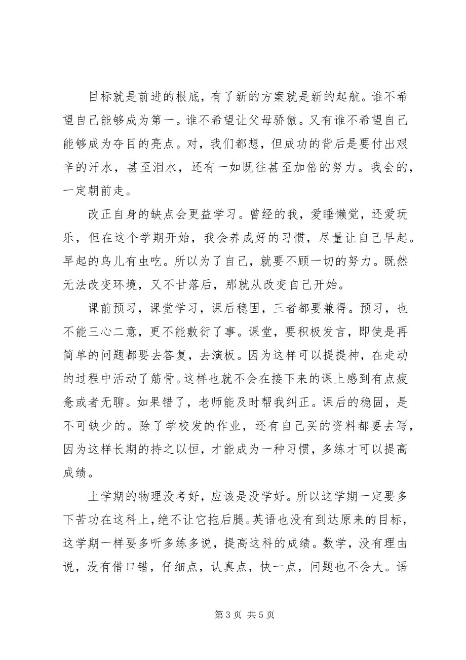 2023年九年级个人学习计划.docx_第3页