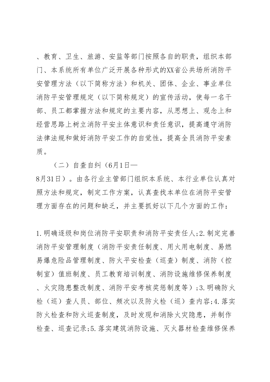 2023年公众聚集场所消防安全专项治理实施方案 3.doc_第3页