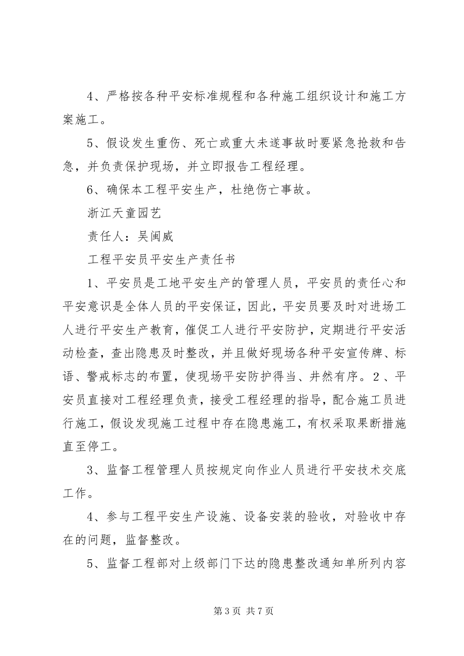 2023年项目部各级人员安全生产责任书.docx_第3页