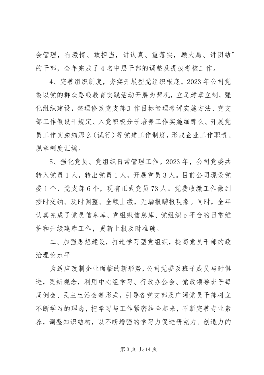 2023年公司某年度党建工作总结.docx_第3页