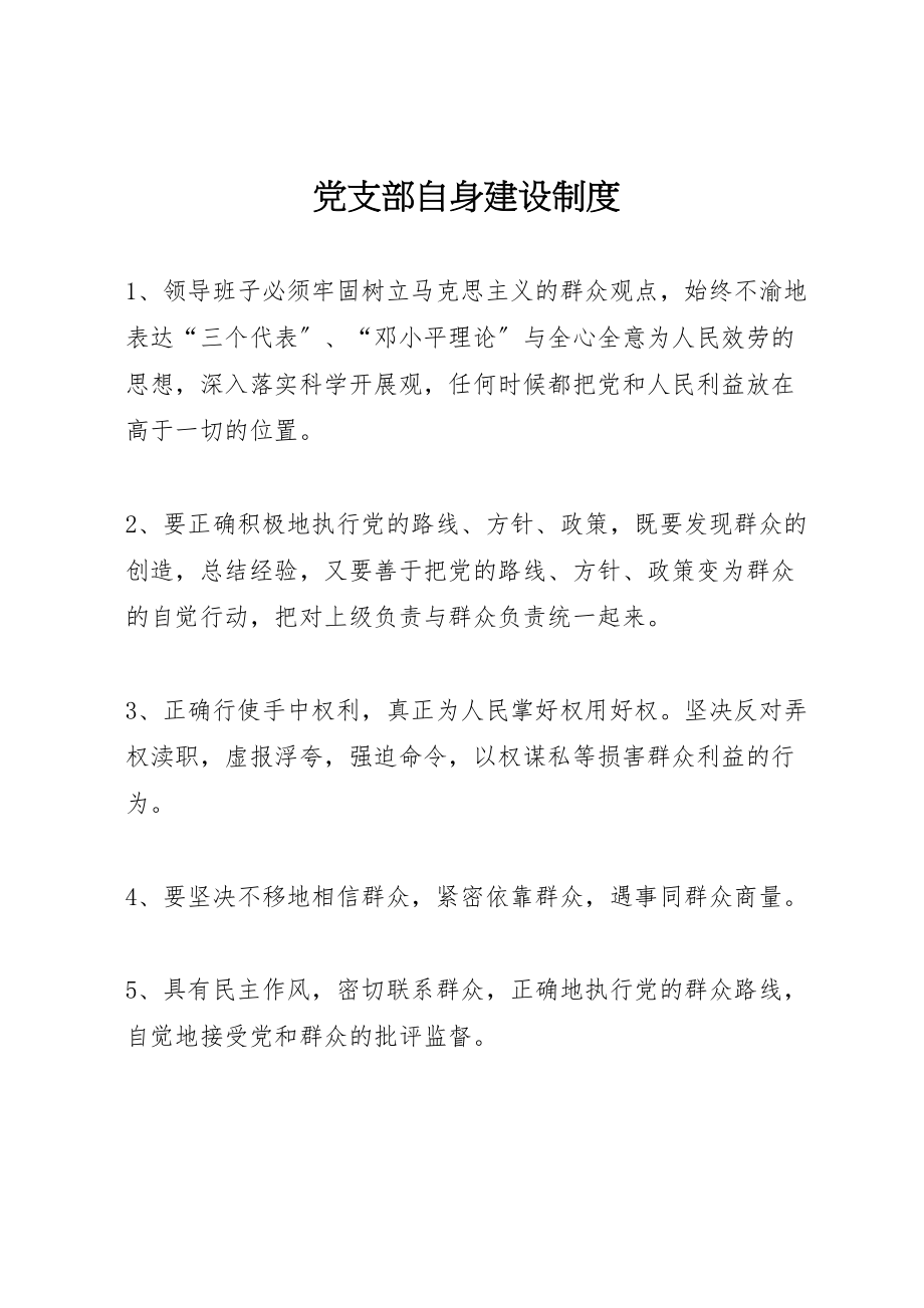 2023年党支部自身建设制度.doc_第1页