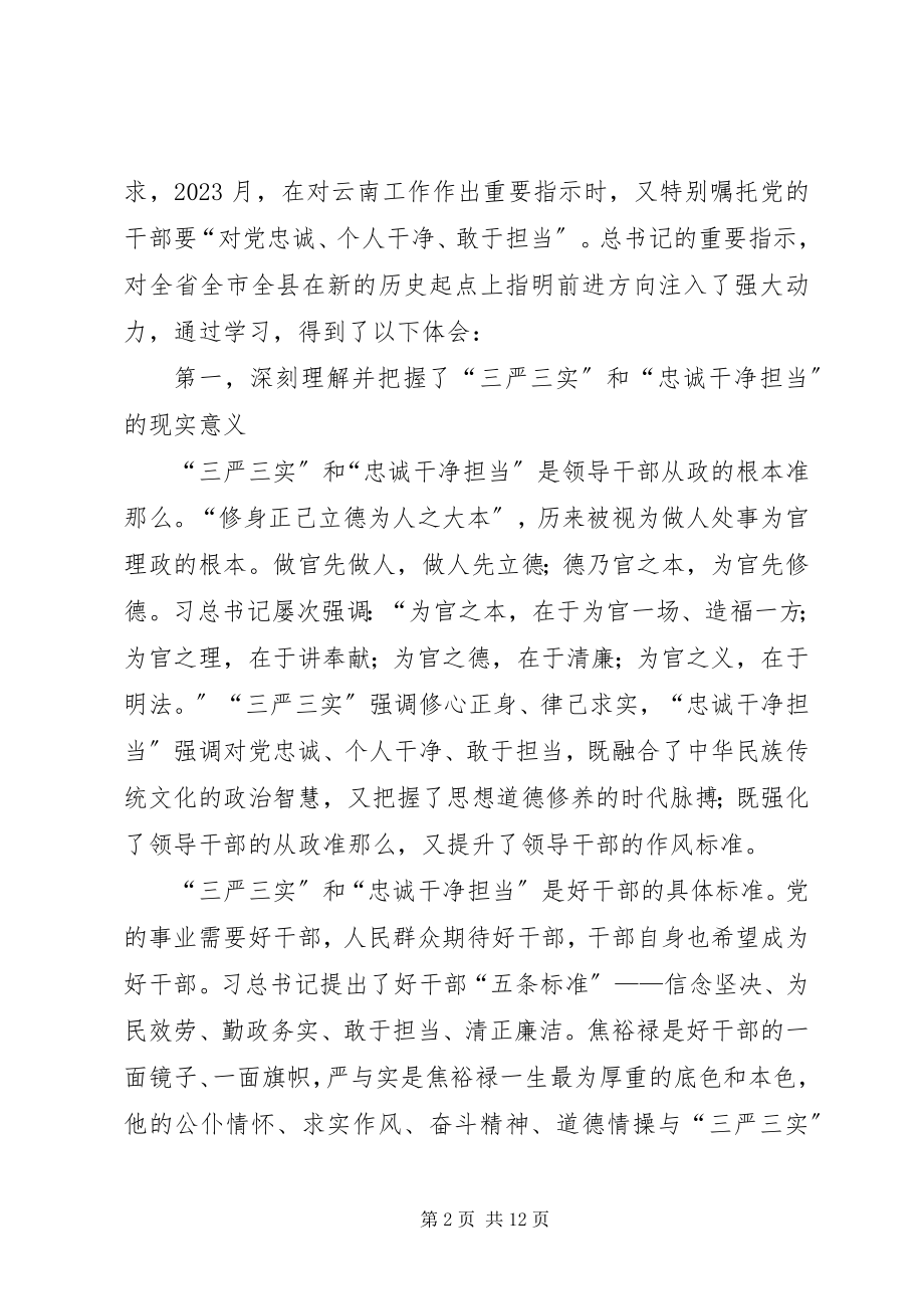 2023年开展三严三实和忠诚干净担当活动心得体会.docx_第2页