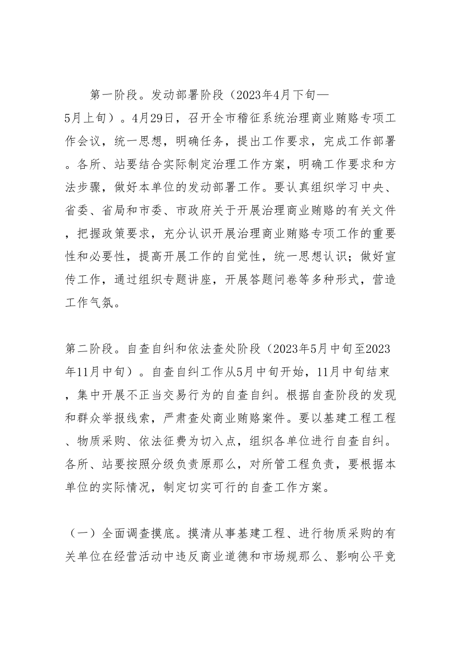 2023年交通稽征分局治理商业贿赂实施方案 .doc_第3页