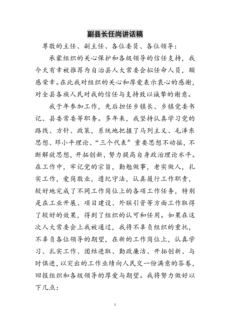 2023年副县长任岗讲话稿范文.doc_第1页