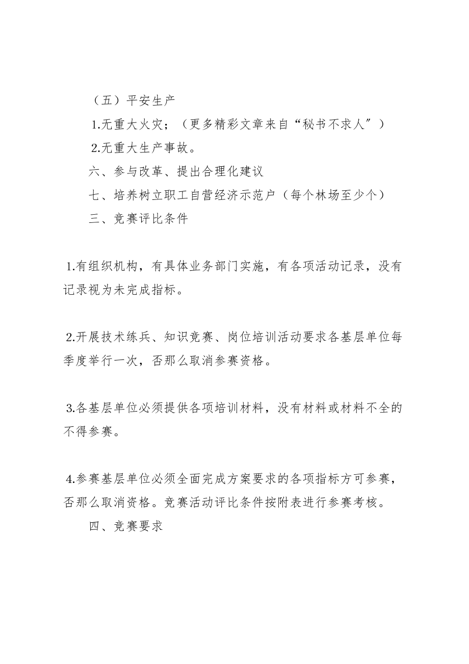 2023年县林业局竞赛活动实施方案 2新编.doc_第2页