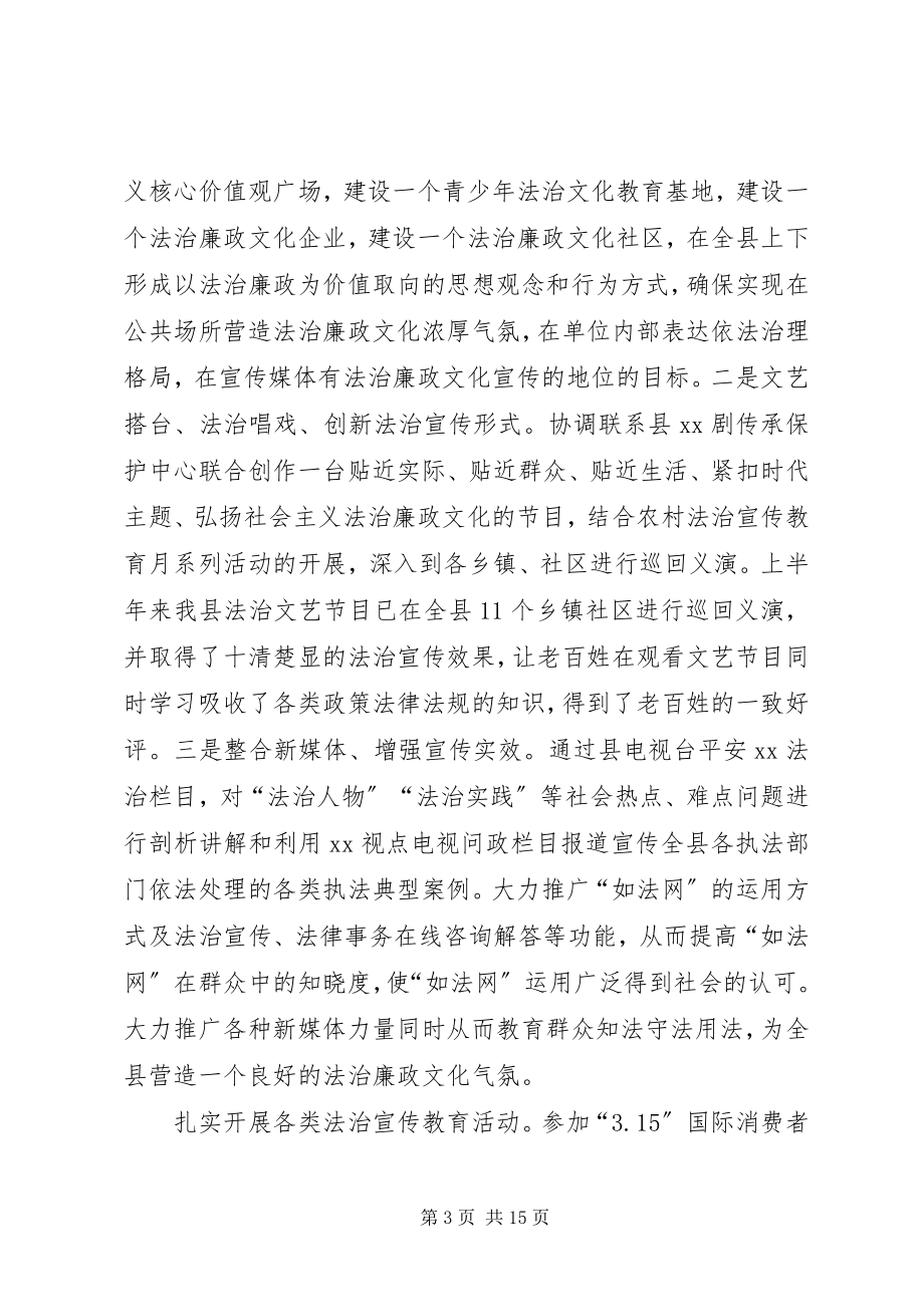 2023年县司法局上半年总结及下半年计划2.docx_第3页