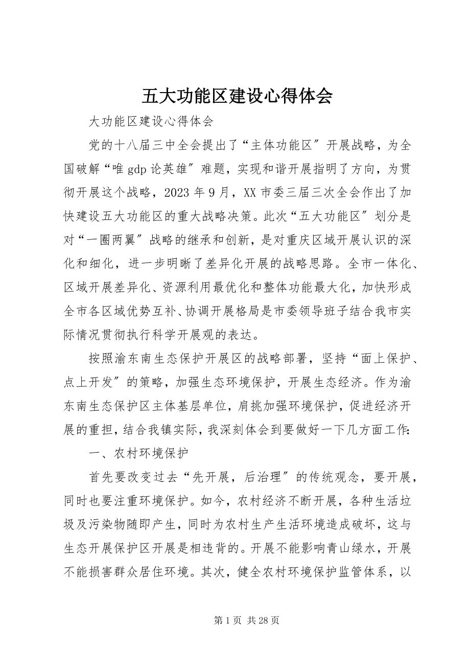 2023年五大功能区建设心得体会.docx_第1页