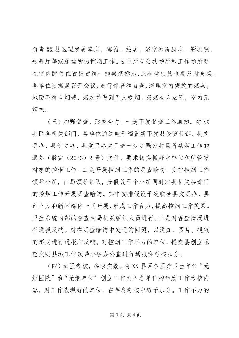 2023年全面禁烟集中专项整治工作实施方案.docx_第3页